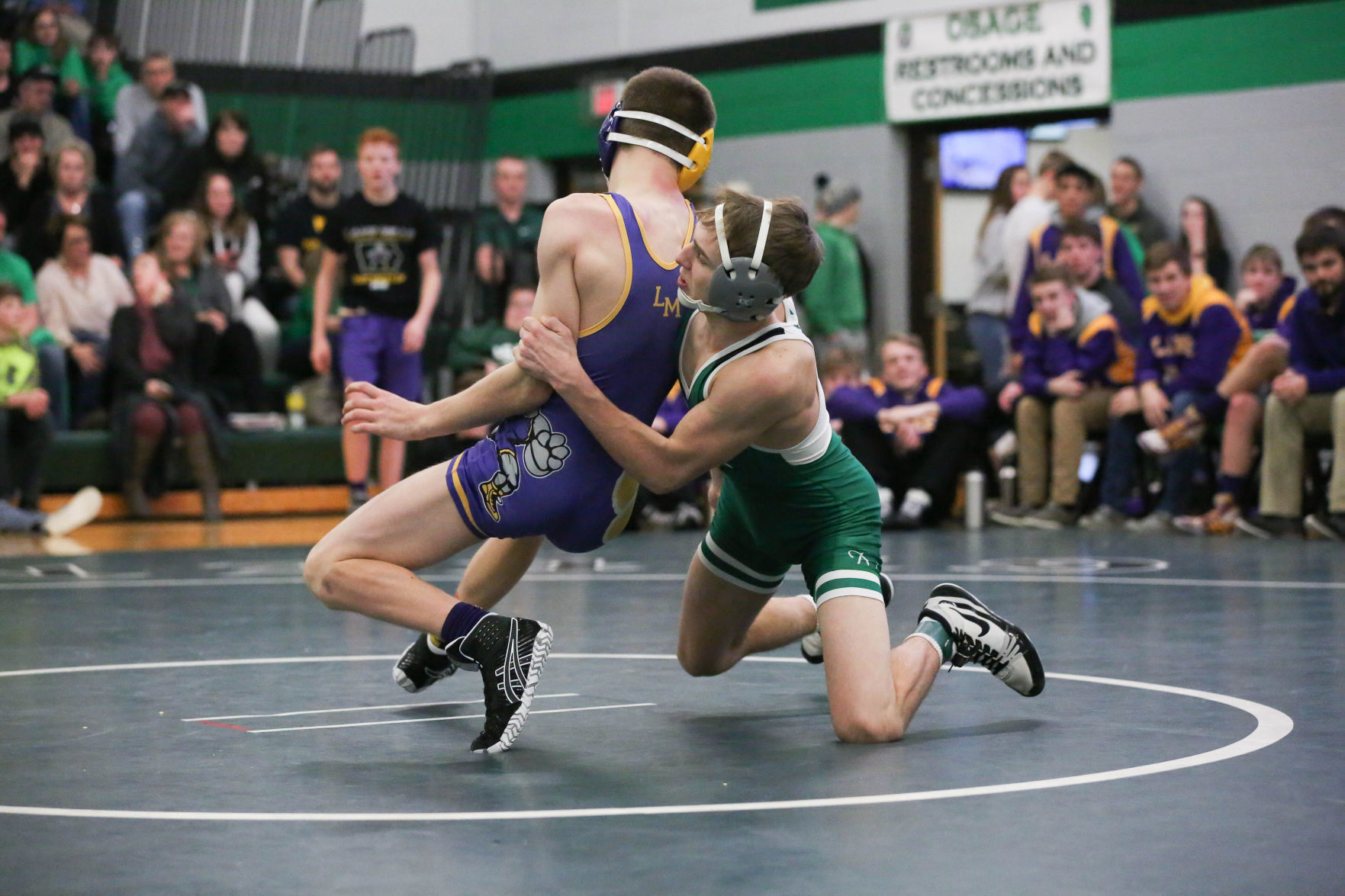 Osage wrestling vs, LM 5